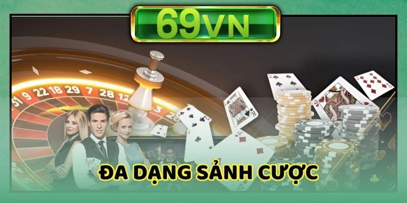 Đa dạng các sảnh cược casino live cuốn hút thành viên