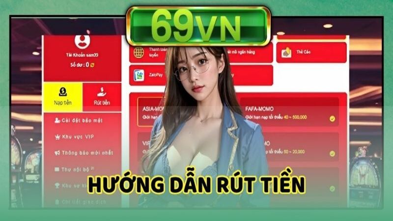 hướng dẫn rút tiền